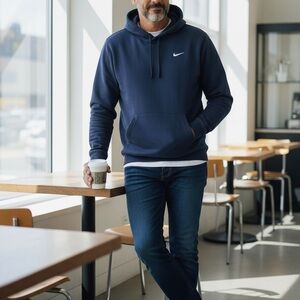 Nike Dark Blue Men's Hoodie